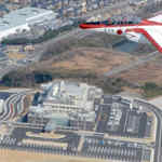 芦屋中央病院の航空写真